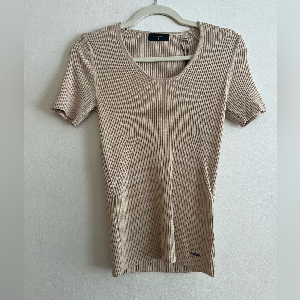 Tahari Knit Shirt S NWT